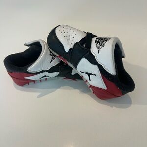 Nike Air Jordan 1 Jumpman Retro Booties Shoes Red Black Size‎ 3C